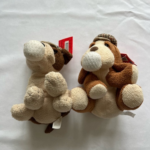 Russ Luv Pets Bunker and Caddie 8” plush dogs - Picture 2 of 12